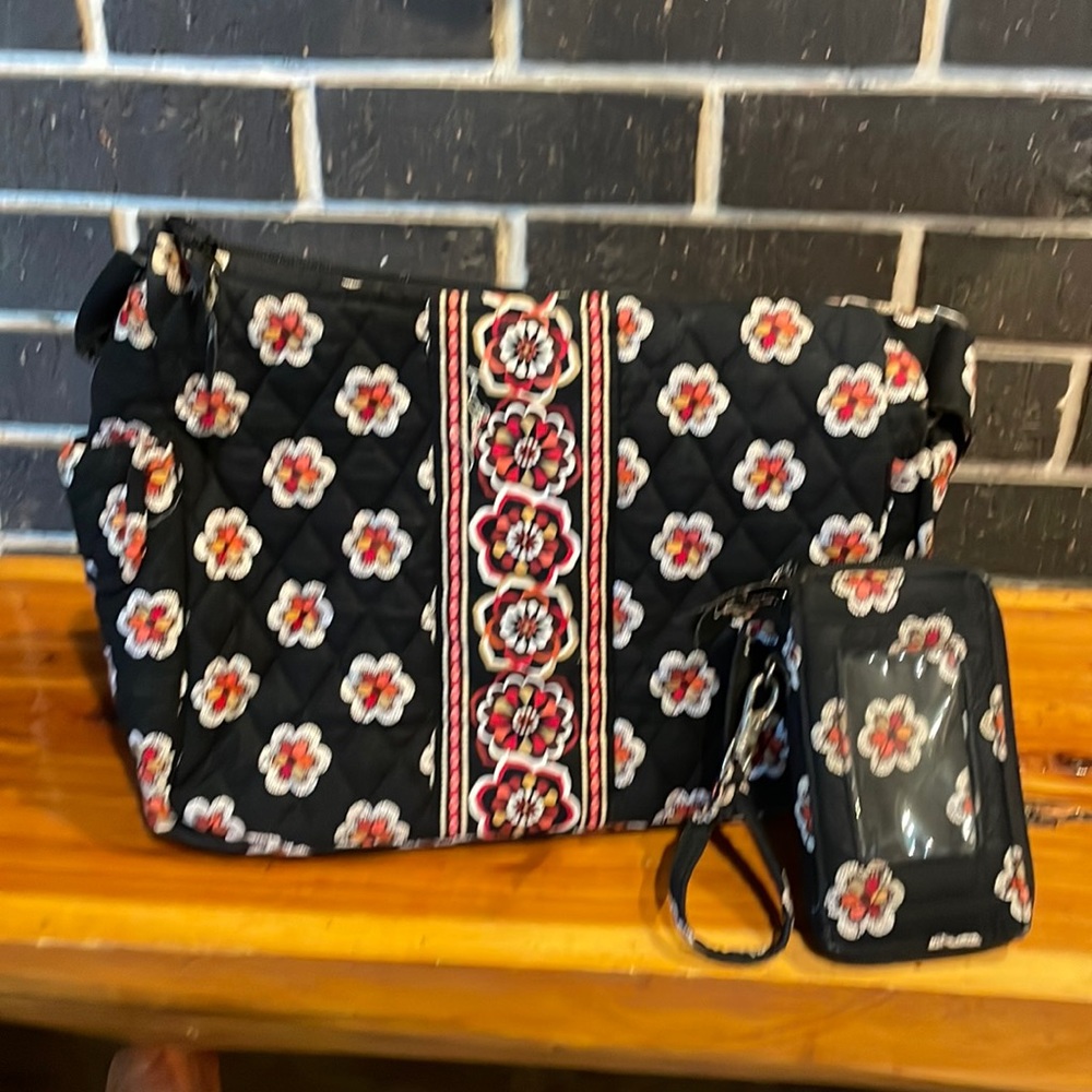 Vera Bradley Pirouette Bag & Wallet Retired Quilted